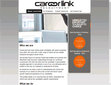Tablet Screenshot of careerlinksa.com